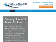 Tablet Screenshot of drstephenklein.com